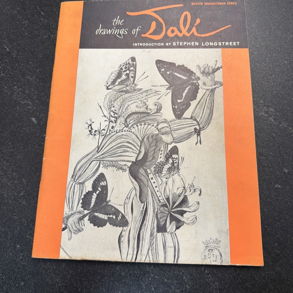 The Drawings of Dali Introduction Stephen Longstreet 1st edition paperback 1964